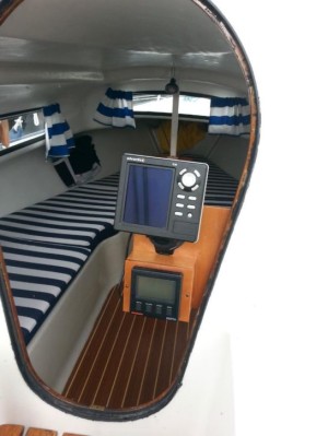 Trotter Luxe Interieur foto met gps en dieptemeter